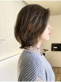 ミディアムレイヤー×オリーブベースカラー