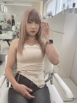 ガガ 心斎橋(GAGA) 韓国/ハイトーンカラー/ワンホンヘア/レイヤーカット/髪質改善