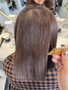 トランス(TRUNS) カット＋ケアカラー＋髪質改善ULTOWAトリートメント