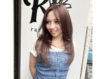 ヘアビューティースタジオ ラルガ(Hair beauty studio Raruga)の雰囲気（デザインカラーだけでなく骨格に合わせたカットも人気の理由。）
