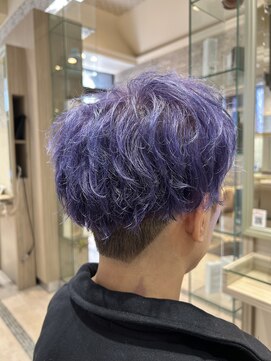 ビス リアン 川口店(Vis lien) ハイライトカラーメッシュ波巻きパーマツイストスパイラルパーマ