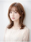 うる艶ハニーベージュ × くびれセミディ