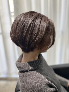 ツムグ 代官山店(TUMUGU) 30代40代50代白髪染め大人ショートボブグレージュマロンベージュ