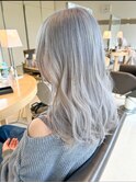 【UHair】ブリーチ一回で作るシルバーカラー