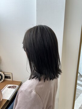ロンドアベニール 北千住(Lond avenir) イメチェン外ハネボブ美髪ワイドバング顔周りレイヤーカット
