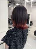 ショートでも可愛いグラデーションカラー
