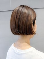 ロンド ロワール 門前仲町(Lond Loire)&nbsp;ボブショートボブ縮毛矯正ベージュグレージュ門前仲町