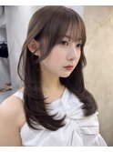 韓国レイヤー/韓国風/ボブ/髪質改善/黒髪/ブリーチなし〔池袋〕