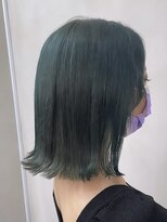 イル(iLu.)&nbsp;オリーブカーキ/切りっぱなしボブ