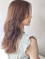 レア 表参道(L'ea)&nbsp;黒髪クラゲヘアーオリーブグレー小顔ココアページュ