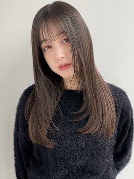 ラフ フロム ガーデン(Laf from GARDEN) ミディアム/レイヤーカット/顔周りカット/透明感カラー