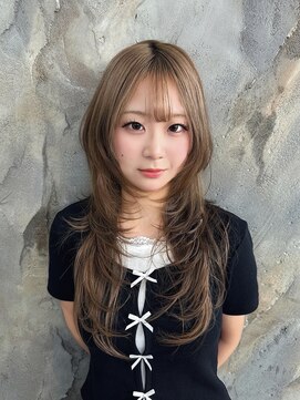 モニカ 栄店(MONIQA) ハッシュカットブラウンベージュ