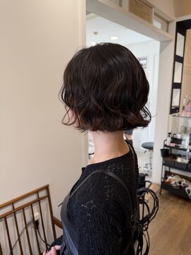 【PearL】ボブパーマ/ウェーブパーマ/髪質改善/コテ巻きパーマ