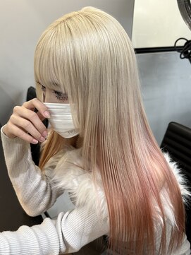 アイトーキョー 名古屋2nd(AI TOKYO) インナーカラー/ホワイト/ベージュ/ピンク/顔周り/栄/矢場町