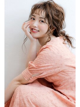 ヴェチカ 京橋店(Vechika) ヘアアレンジ/ポニーテール/編みおろし/暇アレンジ