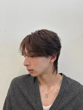 テンション(tension) メンズカットフェザーパーマニュアンスパーマ眉毛カット札幌大通