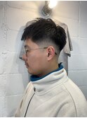 メンズカットフェードスキンフェードソフトクロップバーバー