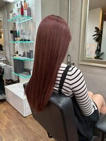 ヘアプレイスソル (HAIR PLACE SoL)&nbsp;ブリーチなしダブルカラー/レッドブラウン/艶髪