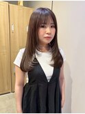 ハッシュカット/小顔/ココアベージュ/オリーブグレー/名駅