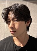 大人ナチュラルセンター分け