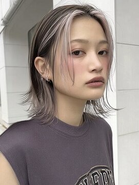 ネハス 名古屋栄店(nehus.) インナーカラー/ブリーチカラー/レイヤーカット/ダブルカラー