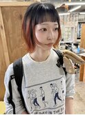 【小顔・顔まわり】ウルフショート/アクセントカラー