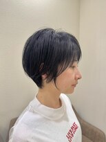 エイミーバイアフロート(amie by afloat) くびれショート/ひし形ショートボブ/ダークブルー