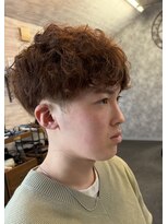 アンレーブ ヘア メイク&nbsp;しっかりカールのメンズショート/スパイラルパーマ/20代30代40代