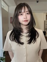 バサ 江古田店(BASSA)&nbsp;セミロングハッシュ【会話控えめ美容師Runa】