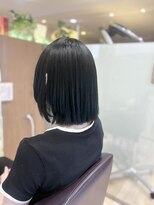 エル バイ ファースト(L by first) 【L by first】縮毛矯正×.ブルーブラック 10代/20代/30代/40代