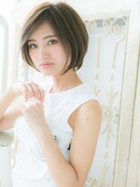 モッズ ヘア 福岡姪浜店(mod's hair)&nbsp;*mod's姪浜*…ノームコアくせ毛風アシンメトリーフレンチボブe