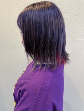ヘアーデザイン アズール(Hair Design Azur) 【Azur】 purple × pink