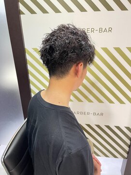 バーバーバー 都賀(BARBER-BAR) ツイストパーマブロックカット