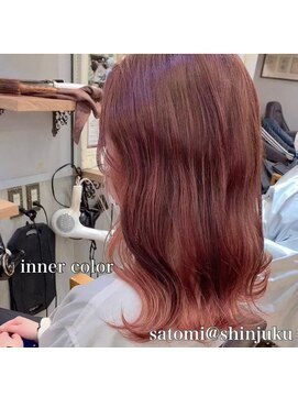 ワット 原宿店(W) 原宿髪質改善ベージュカラーブリーチなし韓国レイヤーハイライト