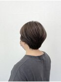 ショート&白髪ぼかしハイライト