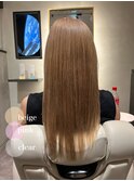 ハイトーンベージュカラー