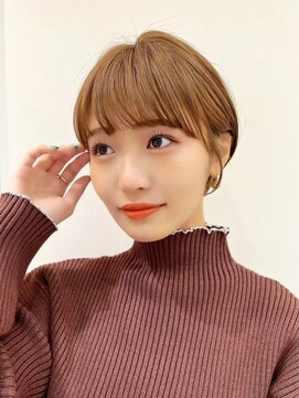 シー バイ ロンド 新宿(Sea by Lond) ショートボブ×ショコラアッシュ【韓国ヘア/新宿/髪質改善】