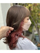 フィアート ヘアドレッシング サロン(Fiato Hairdressing Salon) インナーカラー/ピンクベージュ