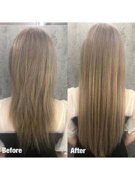 ルーツアイリー 心斎橋(ROOTS IRIE) 自然な質感☆シールエクステ70枚☆長さ出し