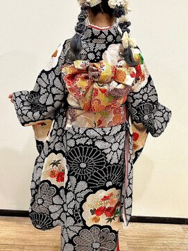 ヘアセットアップス(UP's) ２０２６祝☆成人式♪ 【振袖着付け＋ヘアセット】 ※電話予約