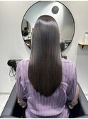 髪質改善　透明感グレージュ