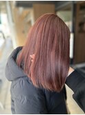 ブリーチありピンクブラウン☆