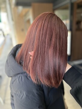 カフェアンドヘアサロン リバーブ(cafe&hair salon re:verb) ブリーチありピンクブラウン☆