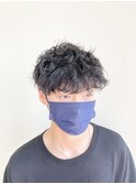 ツイストスパイラルパーマ×マッシュ