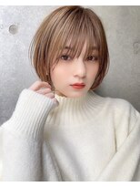 エニ 自由が丘(ENi)&nbsp;黒髪/グレーベージュ/レイヤーロング/前髪パーマ[自由が丘駅]