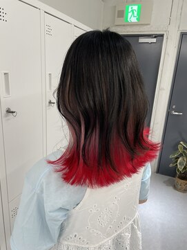 ヌーヴェル(nouvelle) 裾カラー×ブリーチデザインカラー