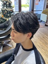 インフィニティー infinity HAIR SPACE BLOOM フェザーパーマ/メンズパーマ/センターパート