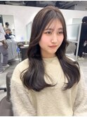 【オススメ】くびれ巻き大人女性韓国スタイル小顔カット