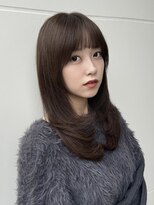 ナカイ(NAKAI)&nbsp;顔周りワンカールレイヤーカット/イメチェンヘアスタイル/韓国