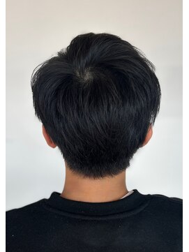 プレジール(Plaisir) メンズ 黒髪暗髪 ナチュラルビジネス刈り上げスッキリ爽やかヘア